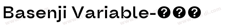 Basenji Variable字体转换